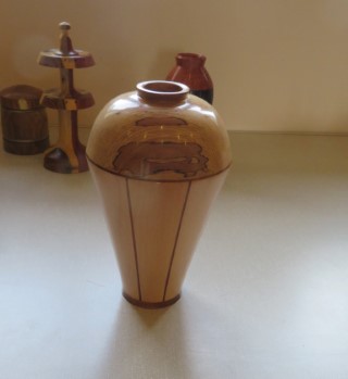 Segmented vase by Ken Akrill